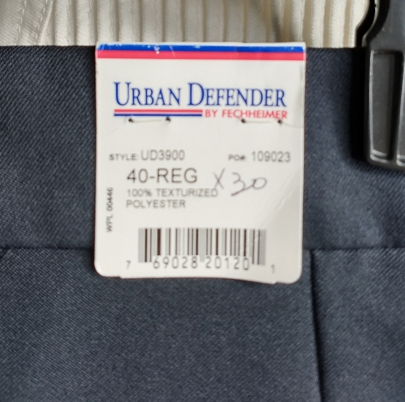 SALE New Urban Defender Black Dress Pants Az 40x30 - Picture 4 of 8